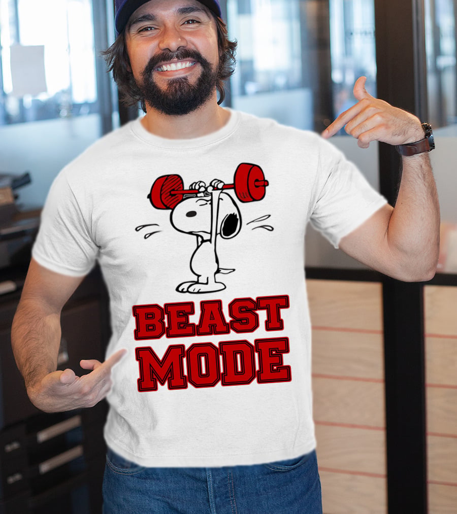 Snoopy Beast Mode The Peanuts Movie T-Shirt