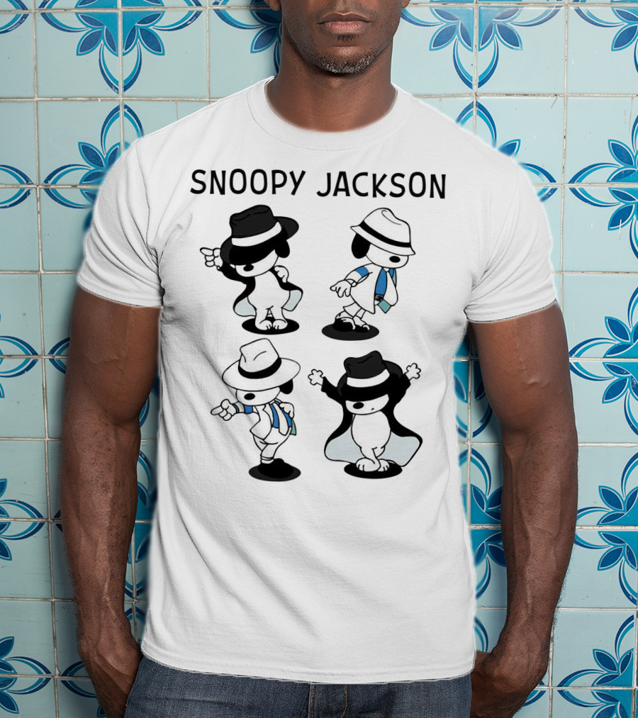 Snoopy Jackson Dancing Moves Peanuts Movie T-Shirt