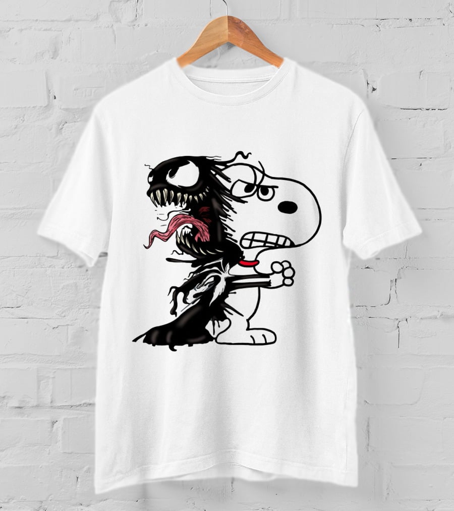 Venom Snoopy Mashup The Peanuts Movie T-Shirt