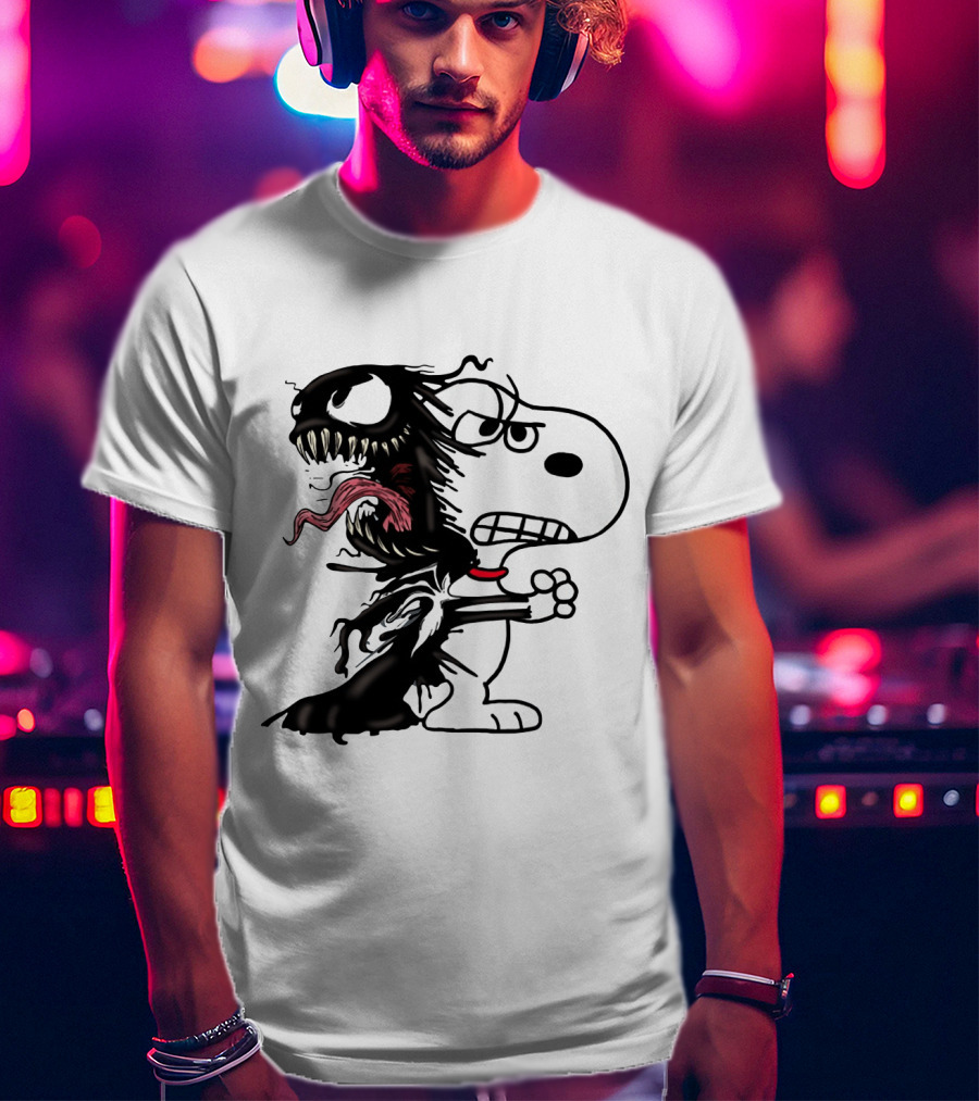 Venom Snoopy Mashup The Peanuts Movie T-Shirt