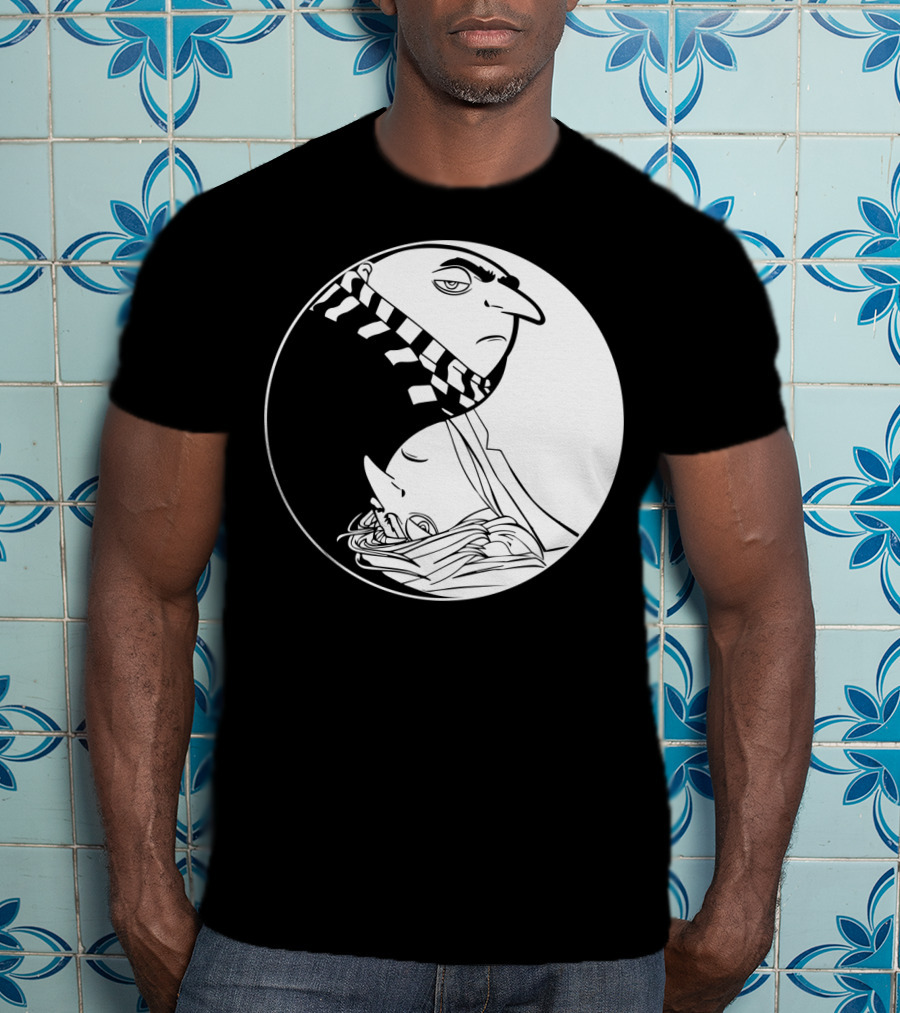 Gru And Dru Yin Yang Minions Despicable Me Sibling Symbol Harmony T-Shirt