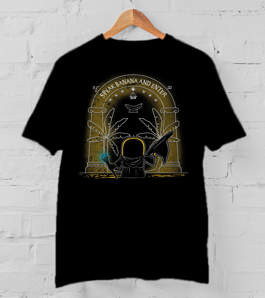 Speak Banana And Enter Despicable Me Minions Portal Scene T-Shirt