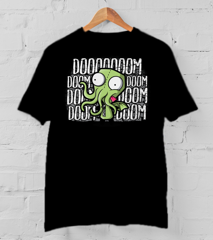 Gircthulhu Doom Doom Doom Gir Invader Zim Monster Tentacles T-Shirt