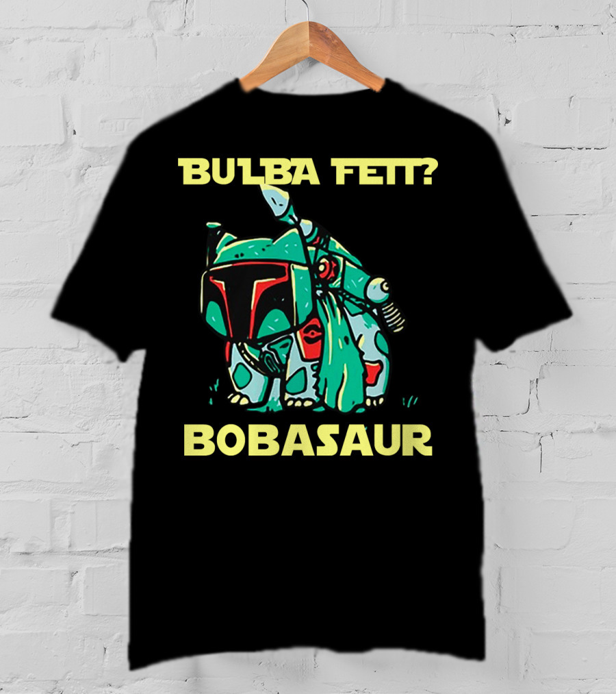 Bulba Fett Bobasaur Star Wars Crossover T-Shirt