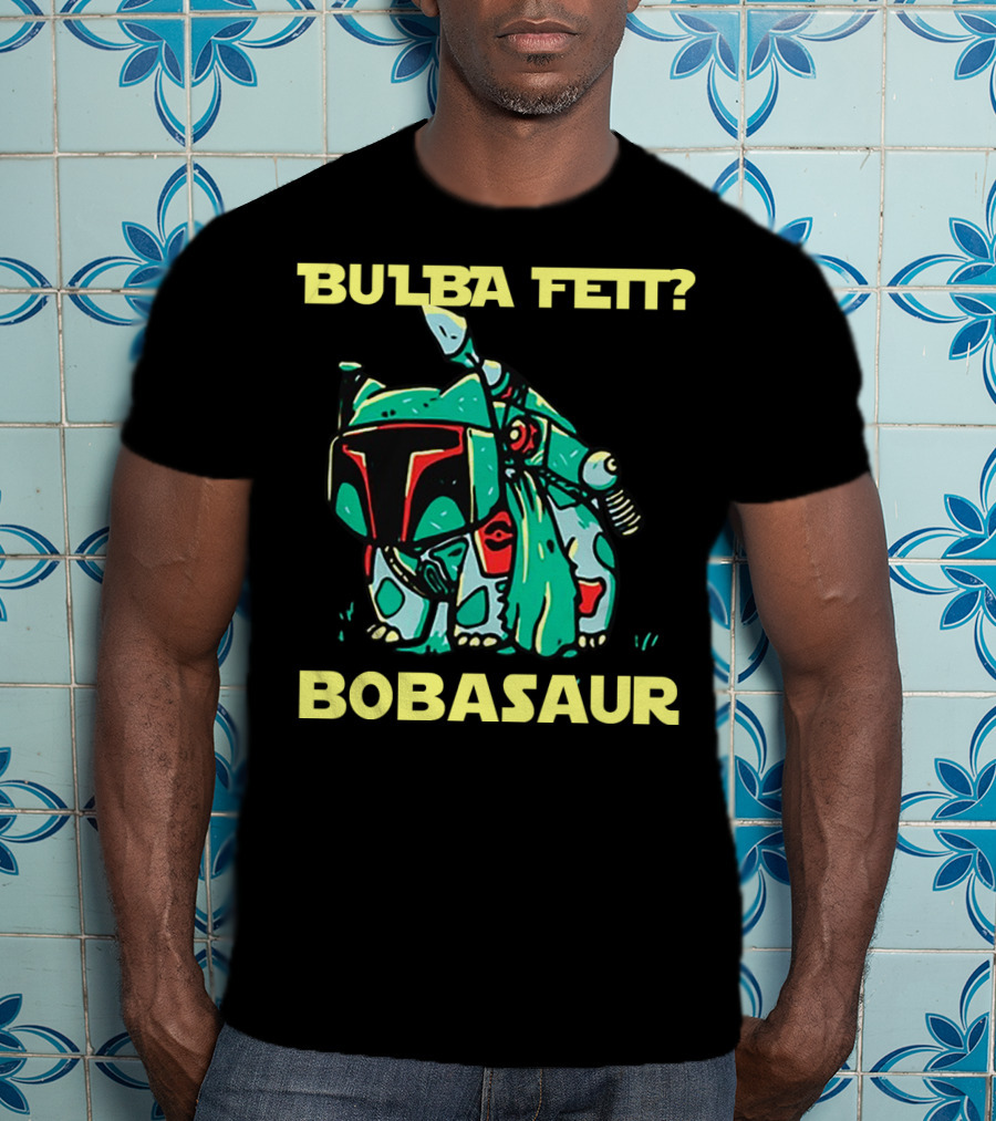 Bulba Fett Bobasaur Star Wars Crossover T-Shirt
