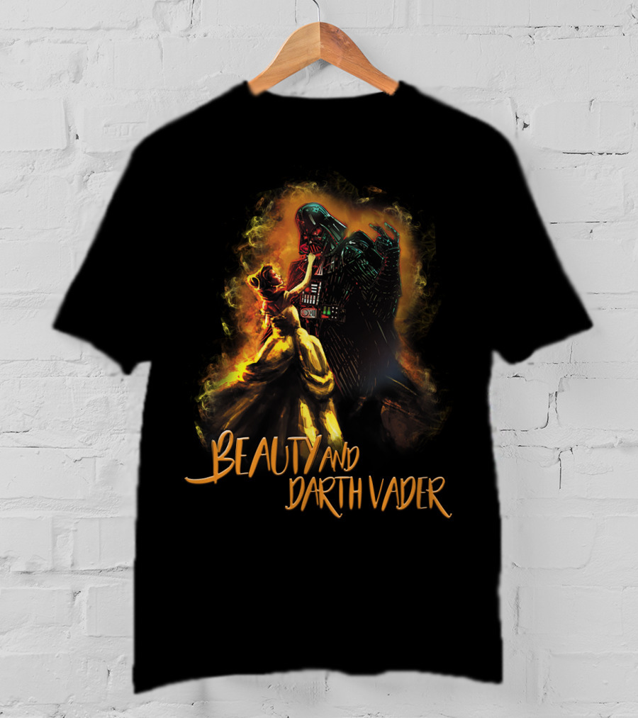 Beauty And The Darth Vader Star Wars Romance Fusion T-Shirt