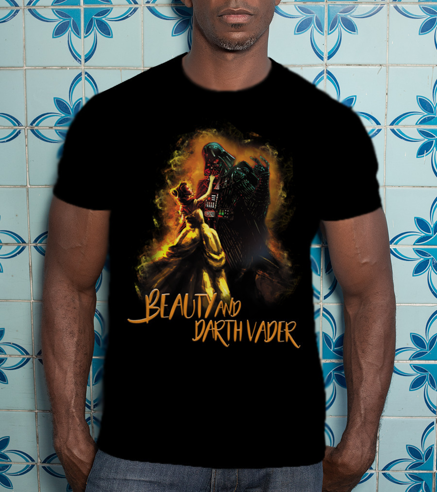 Beauty And The Darth Vader Star Wars Romance Fusion T-Shirt