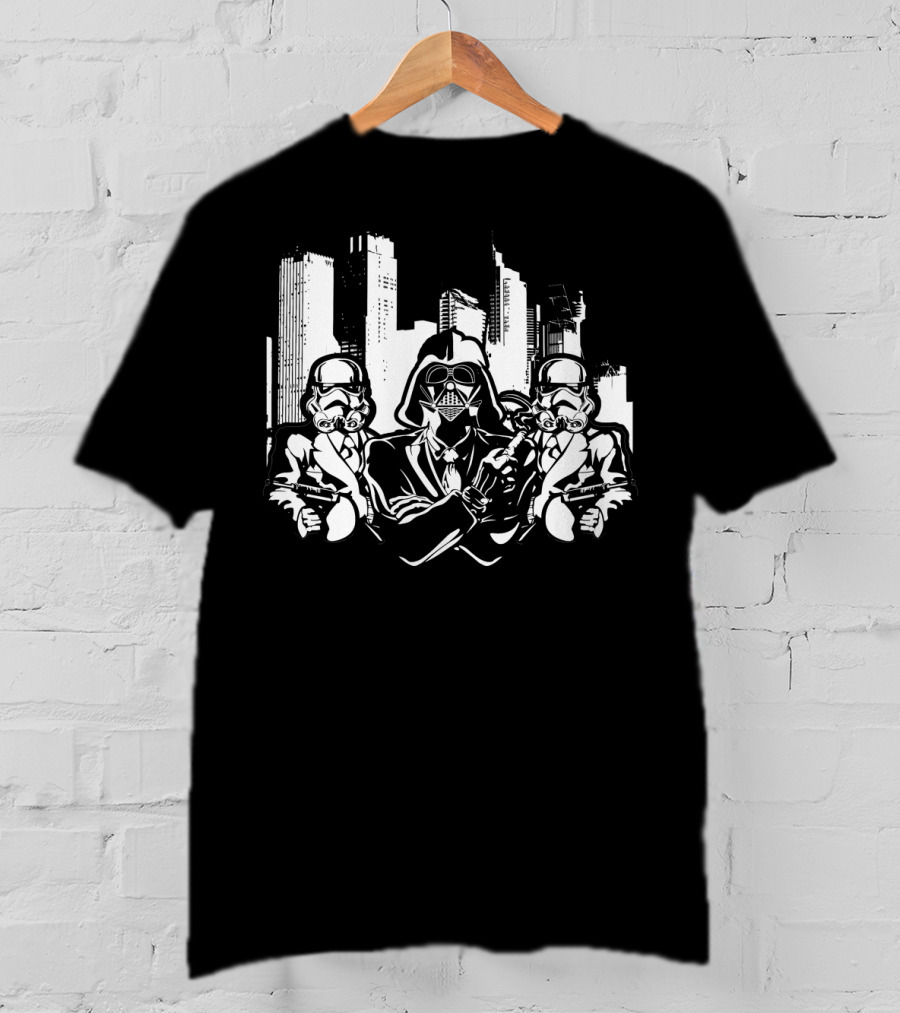 City Empire Darth Vader And Stormtroopers Star Wars T-Shirt
