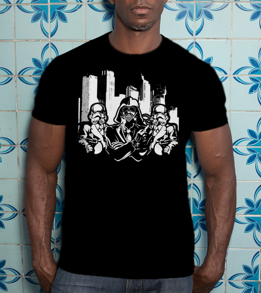 City Empire Darth Vader And Stormtroopers Star Wars T-Shirt