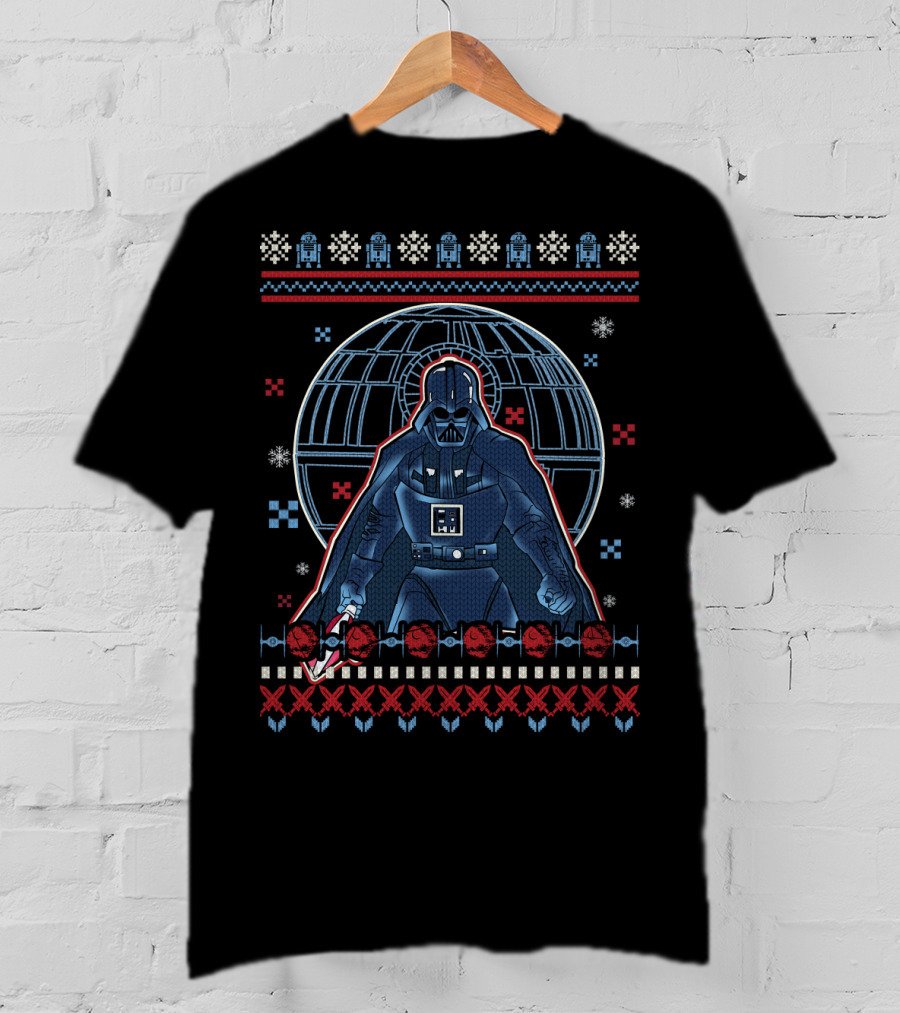 Star Wars Darth Knight Vader Xmas Night Christmas T-Shirt