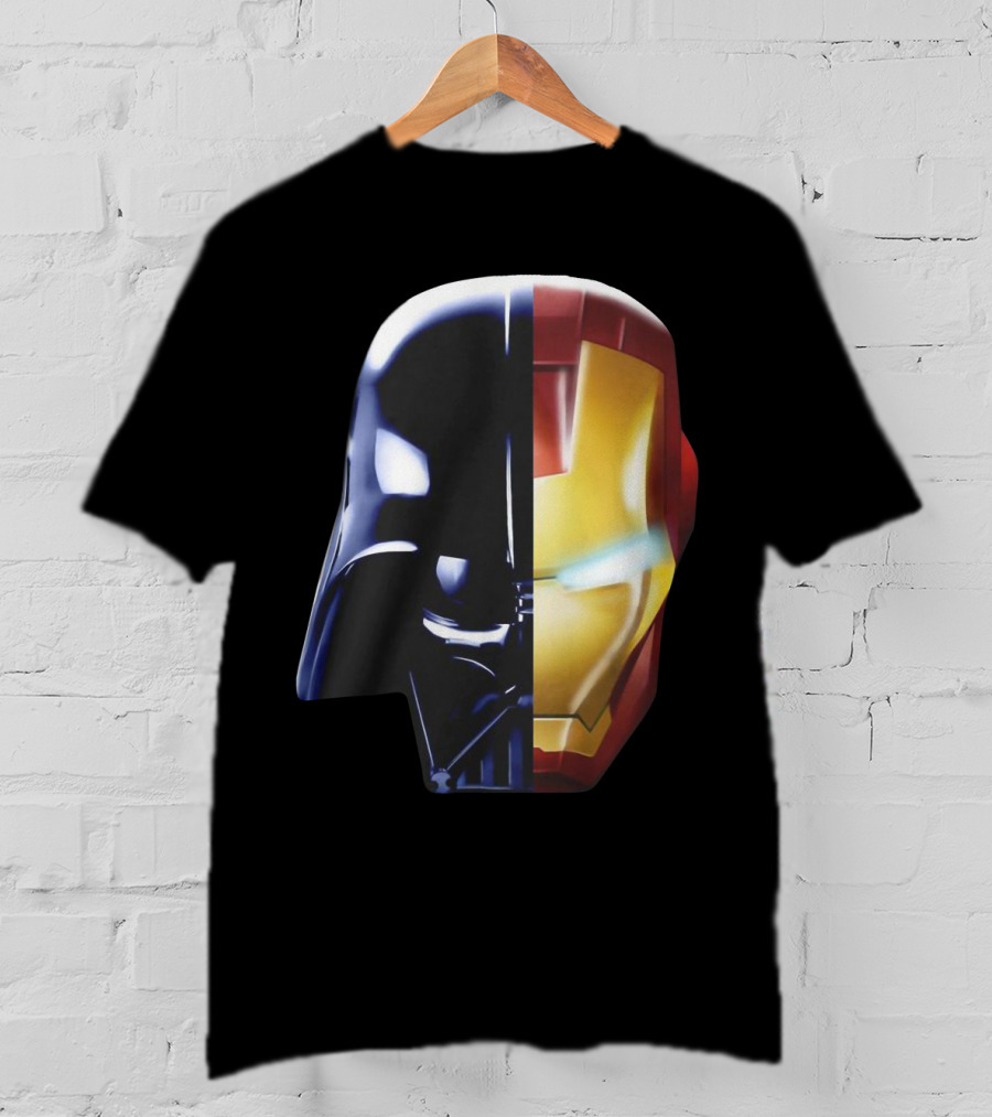 Iron Darth Man Vader Star Wars Marvel Mashup T-Shirt