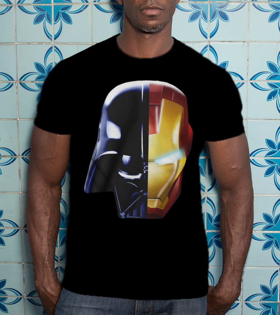 Iron Darth Man Vader Star Wars Marvel Mashup T-Shirt
