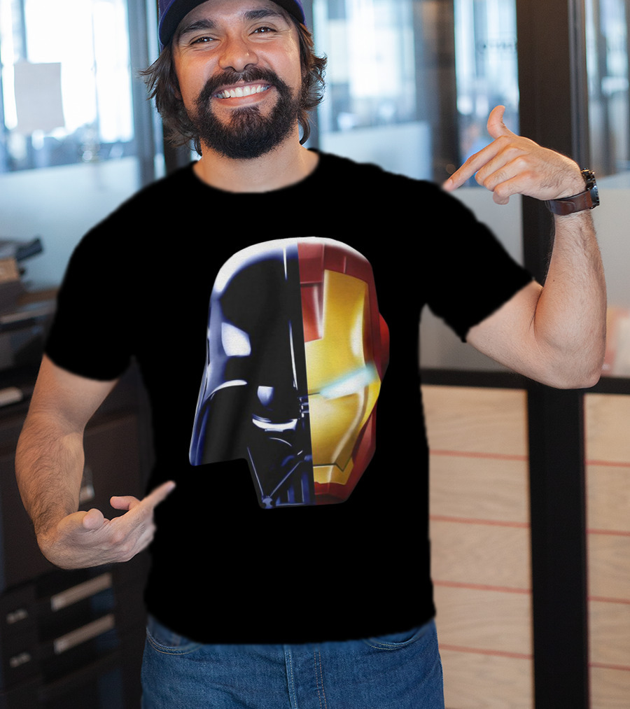 Iron Darth Man Vader Star Wars Marvel Mashup T-Shirt