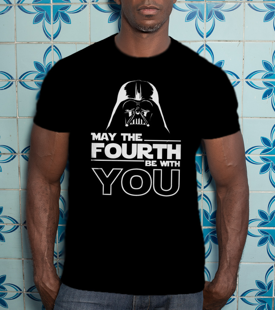 May The Fourth Be With You Darth Vader Star Wars Iconic Jedi Day T-Shirt