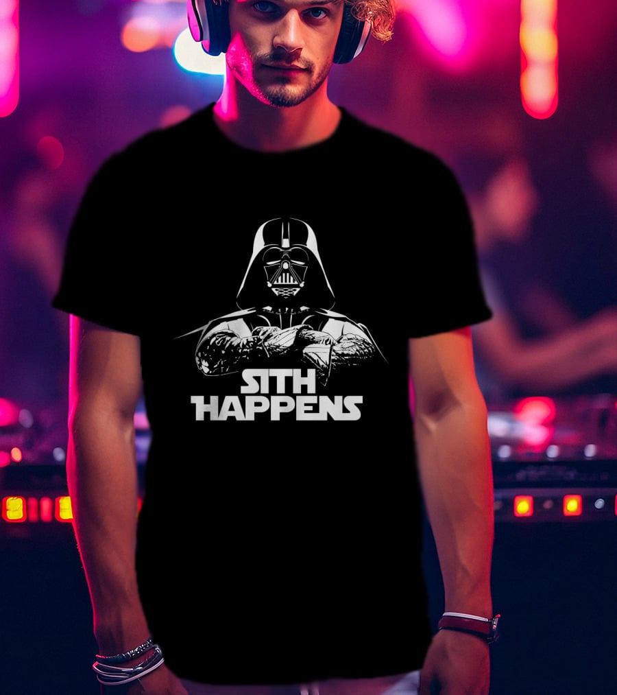 Darth Vader Sith Happens Star Wars T-Shirt