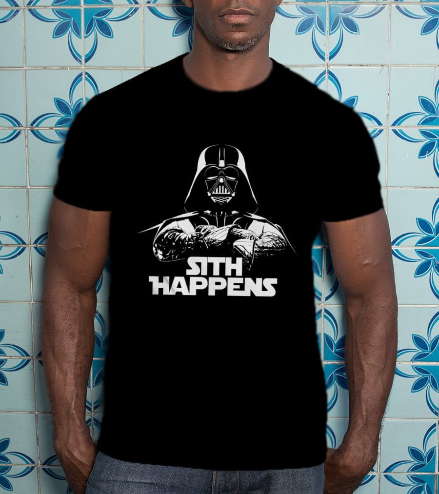 Darth Vader Sith Happens Star Wars T-Shirt