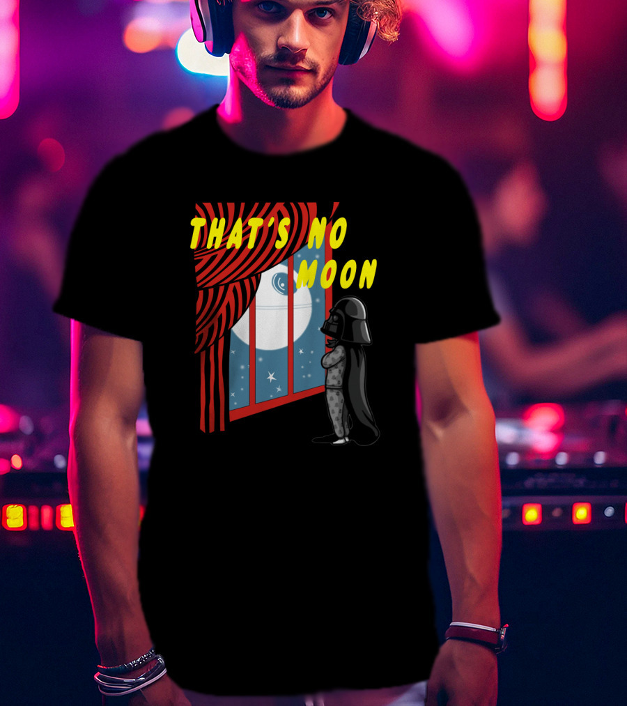 That's No Moon Darth Vader Star Wars Window Scene T-Shirt