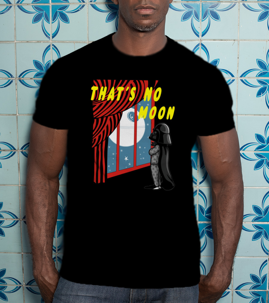 That's No Moon Darth Vader Star Wars Window Scene T-Shirt