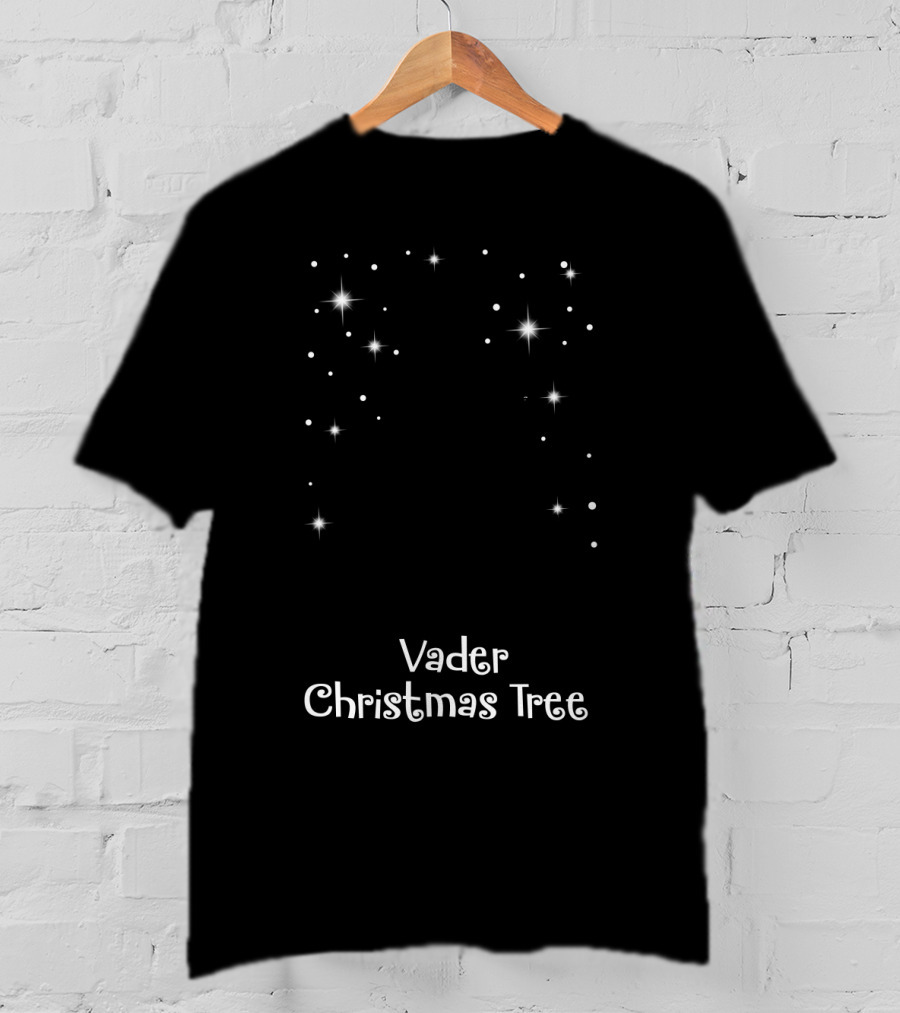 Vader Christmas Tree Star Wars Darth Vader T-Shirt