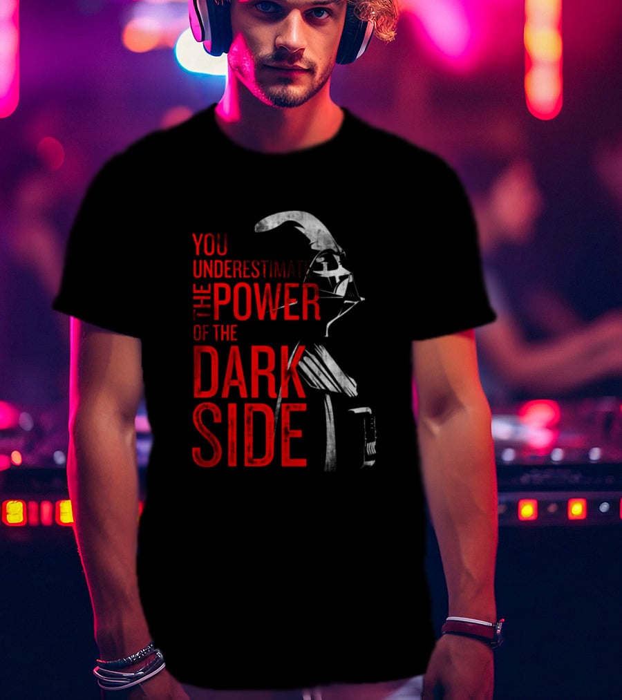 You Underestimate The Power Of The Dark Side Darth Vader Star Wars T-Shirt