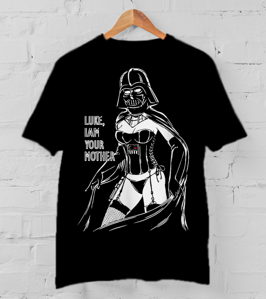 Women Darth Vader Luke I Am Your Mother Star Wars T-Shirt