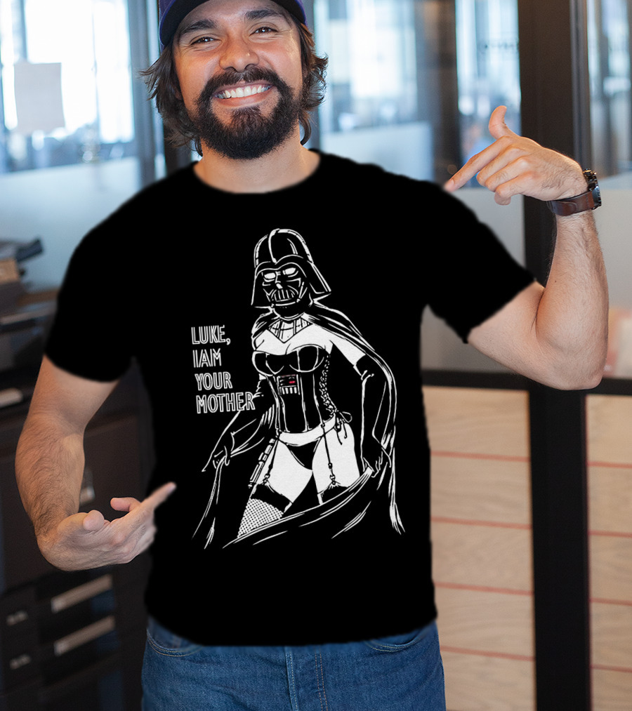 Women Darth Vader Luke I Am Your Mother Star Wars T-Shirt