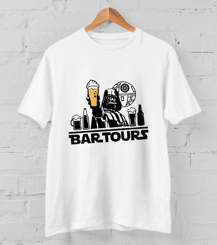 Darth Vader Beer Lovers Bar Tours Star Wars T-Shirt