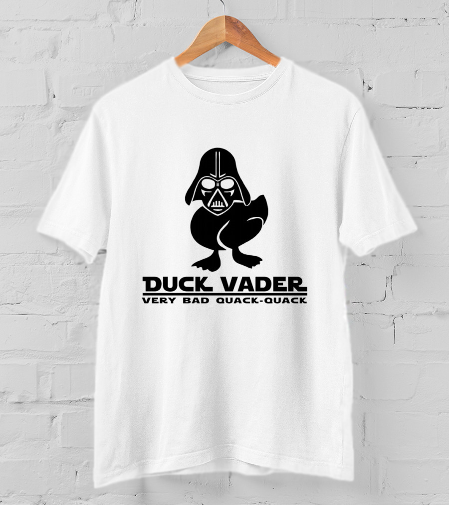 Duck Vader Very Bad Quack Quack Star Wars Darth Vader T-Shirt