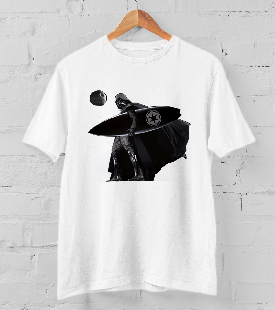 Darth Vader Surfing Dark Side Star Wars Imperial T-Shirt