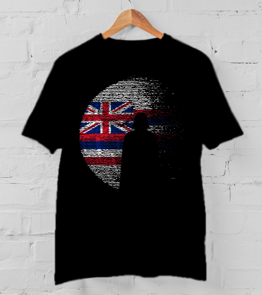 Hawaii State Flag Star Wars Death Star Vader T-Shirt