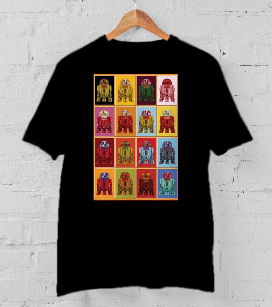 Retro Classic R2 D2 Droids Star Wars Pop T-Shirt
