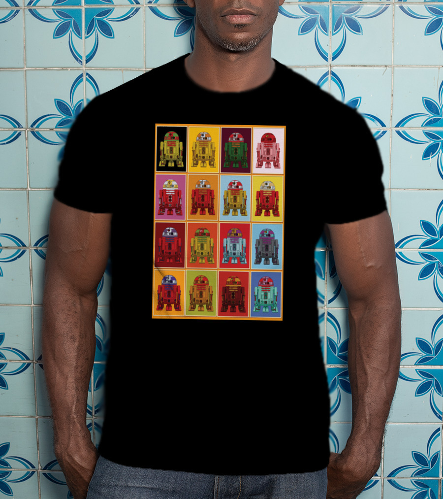 Retro Classic R2 D2 Droids Star Wars Pop T-Shirt