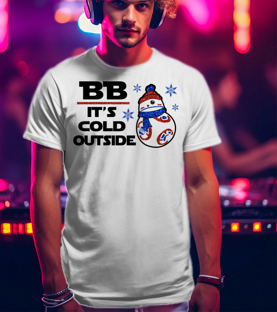 BB-8 It's Cold Outside Winter Holiday Droids Star Wars T-Shirt