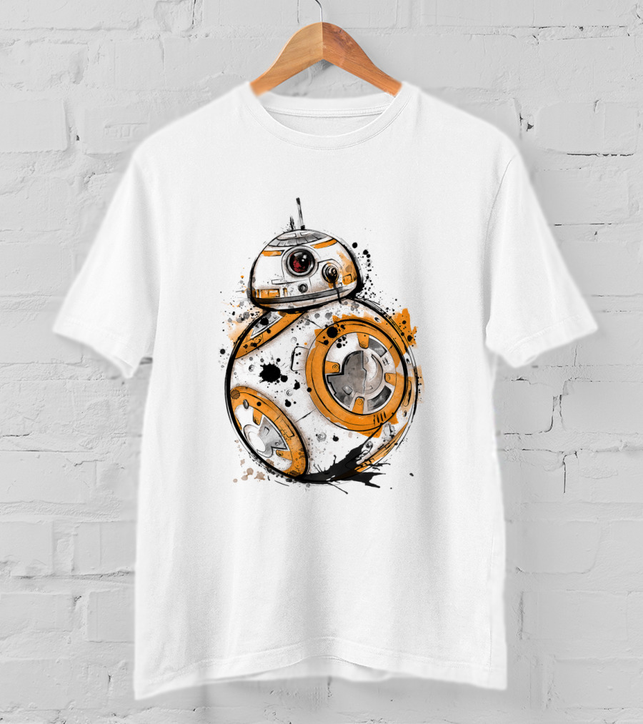 Ink Tattoo Inspired BB-8 Droids Star Wars T-Shirt