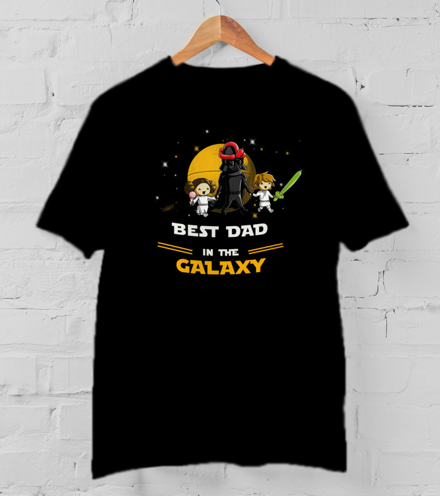Best Dad In The Galaxy Star Wars Parody Father's Day T-Shirt