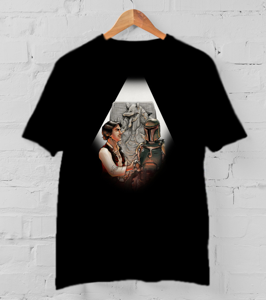 Dark Compromise Boba Fett Han Solo Star Wars Jabba The Hutt Carbonite T-Shirt