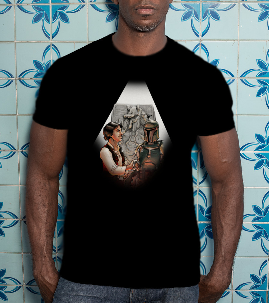 Dark Compromise Boba Fett Han Solo Star Wars Jabba The Hutt Carbonite T-Shirt