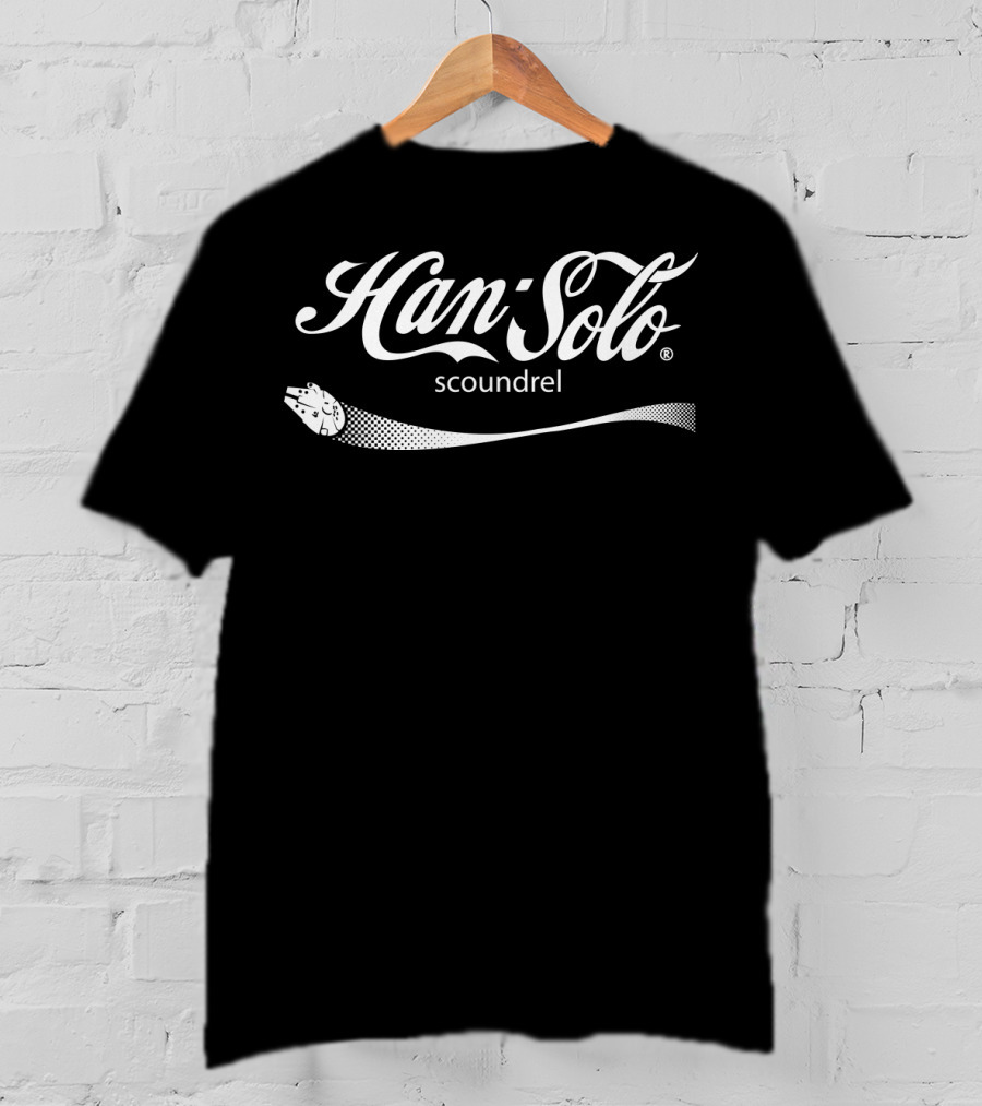 Han Solo Scoundrel Millennium Falcon Star Wars T-Shirt