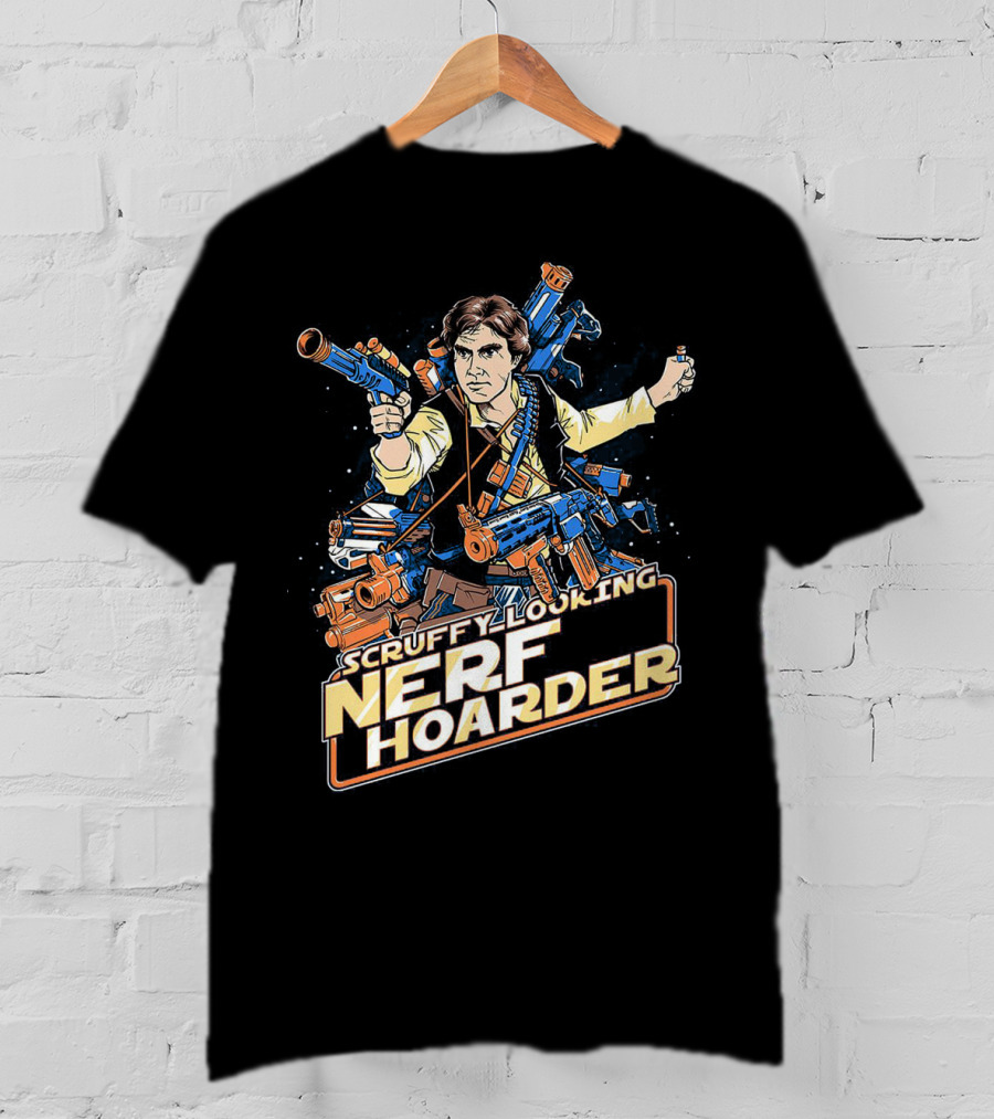 Scruffy Looking Nerf Hoarder Han Solo Star Wars T-Shirt