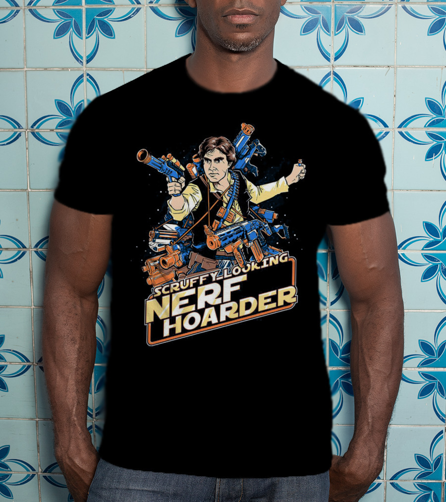 Scruffy Looking Nerf Hoarder Han Solo Star Wars T-Shirt
