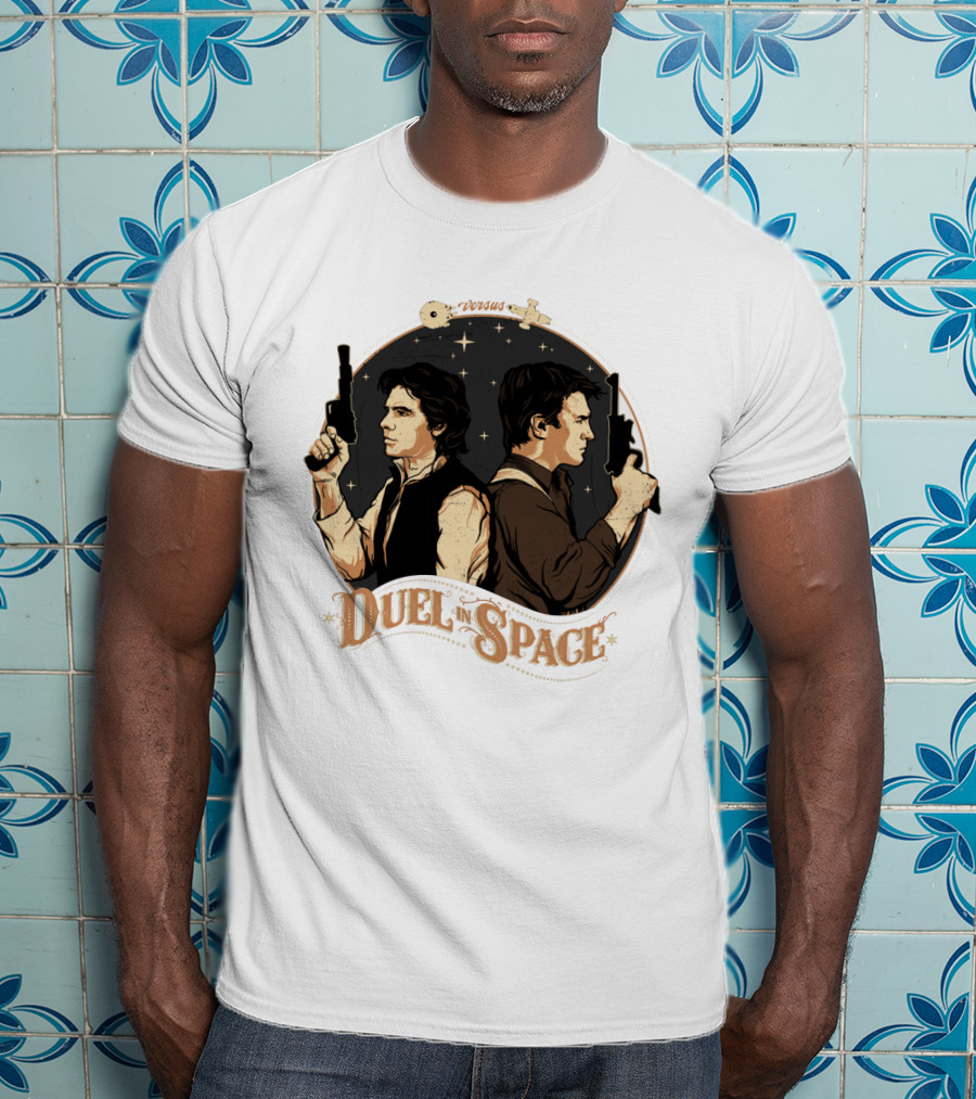 Duel In Space Versus Han Solo Star Wars T-Shirt