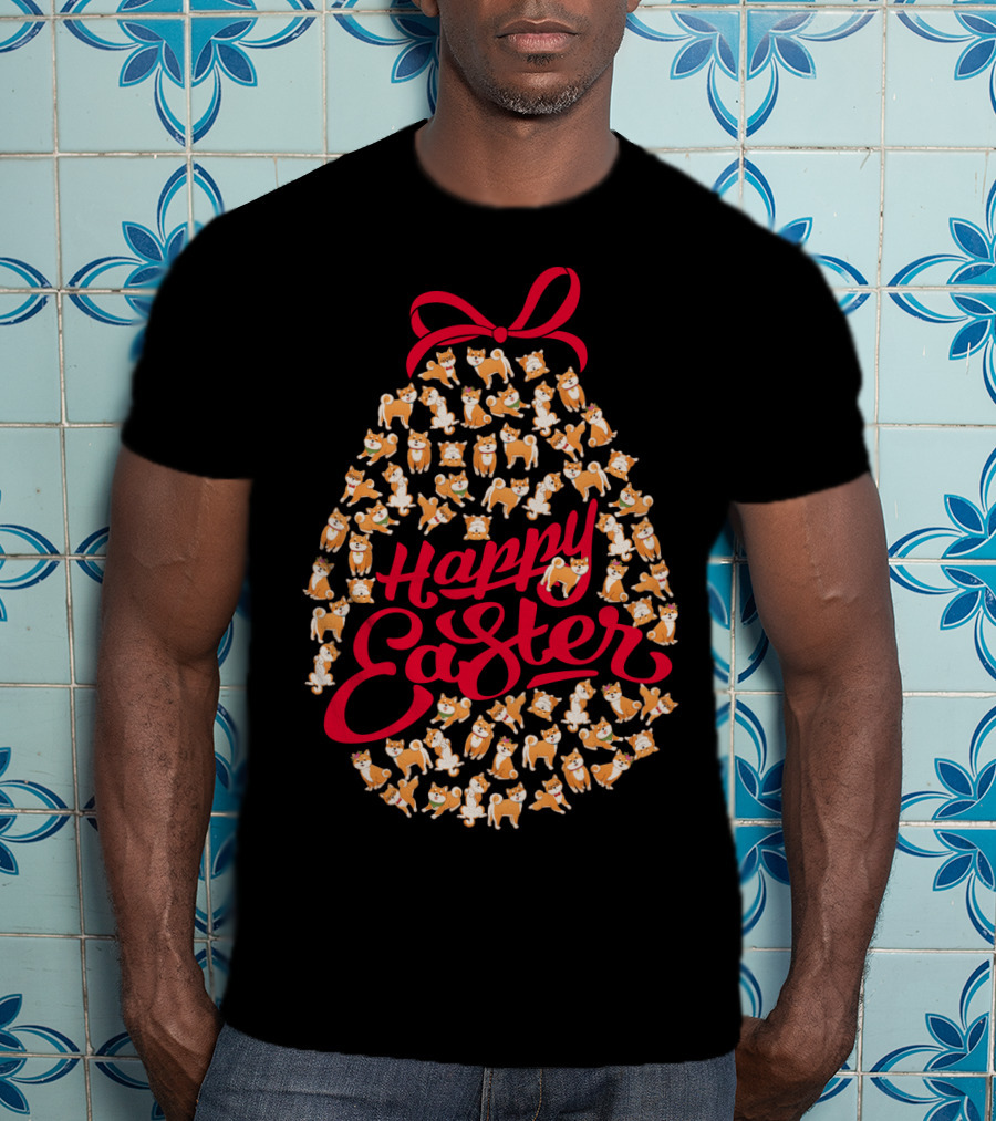 Happy Easter Corgi Egg T-Shirt