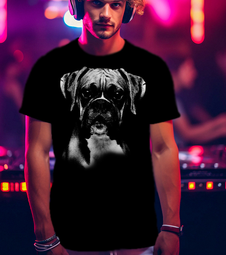 Boxer Dog Portrait Close-Up T-Shirt