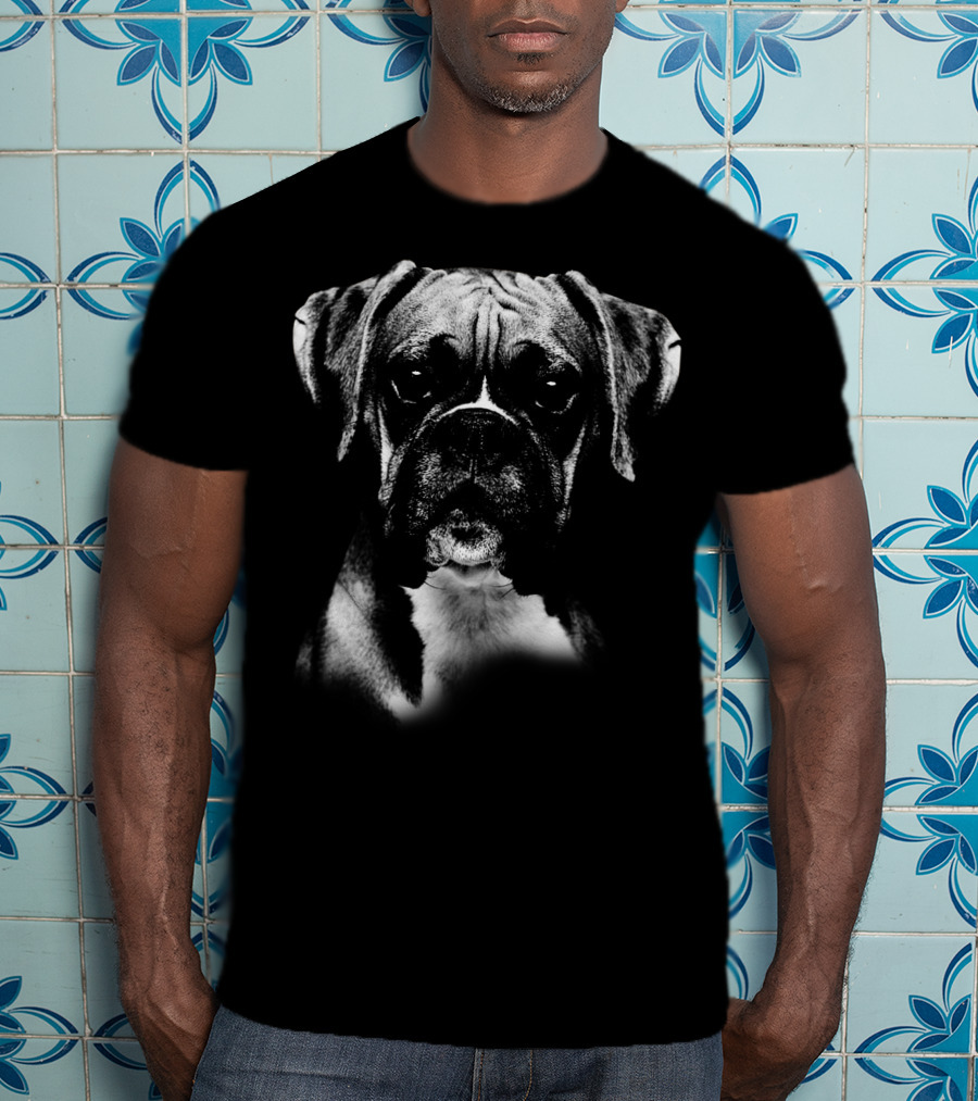 Boxer Dog Portrait Close-Up T-Shirt