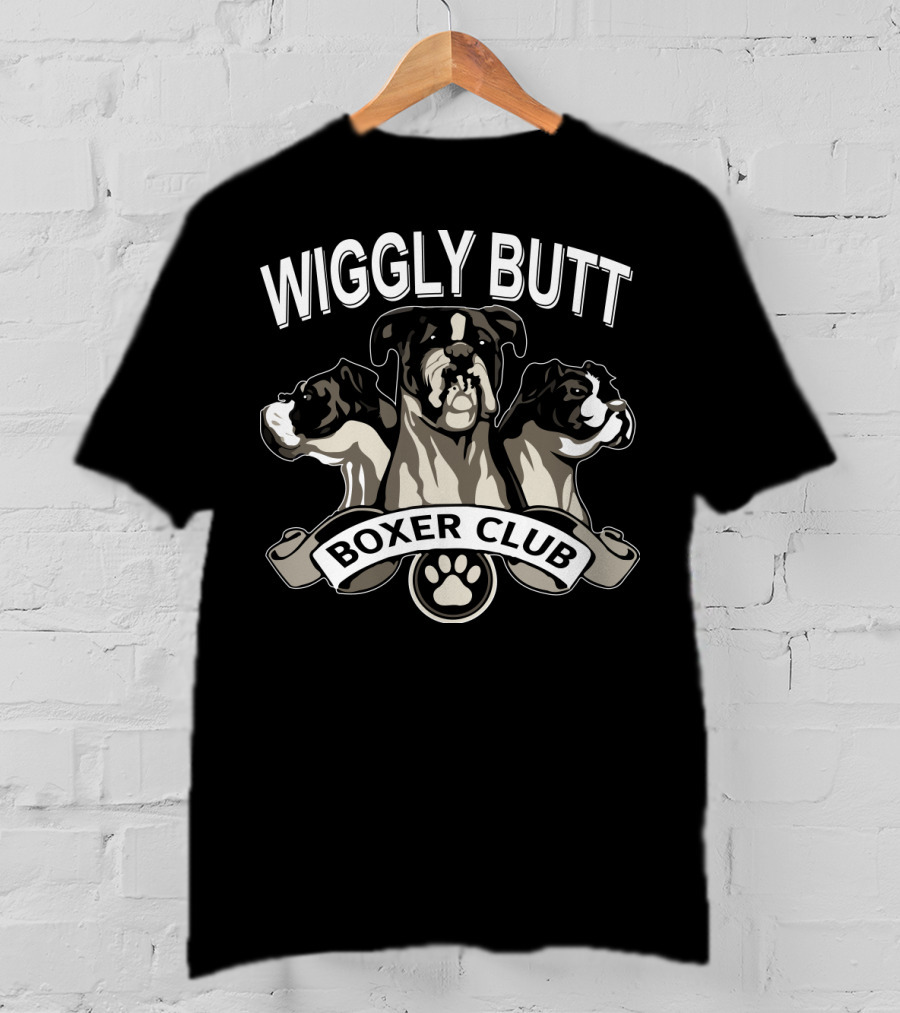 Wiggly Butt Boxer Club Paw Trio T-Shirt