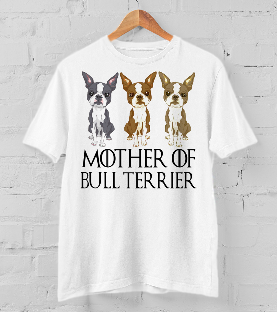 Mother Of Bull Terrier Iconic T-Shirt