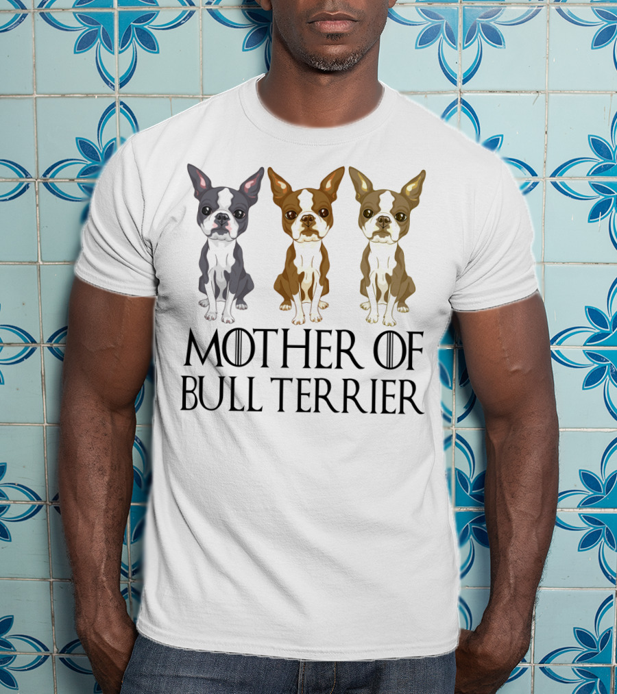 Mother Of Bull Terrier Iconic T-Shirt