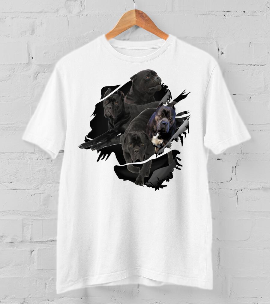 Cane Corso Black Dog Pack T-Shirt