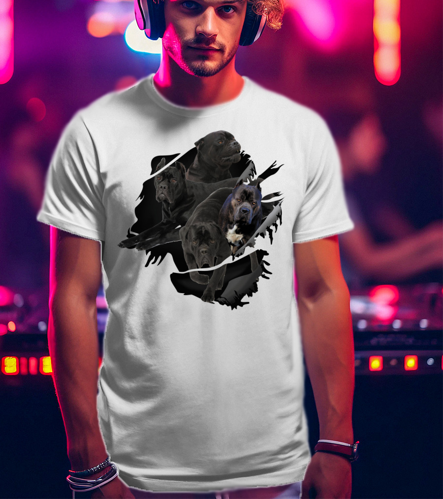 Cane Corso Black Dog Pack T-Shirt