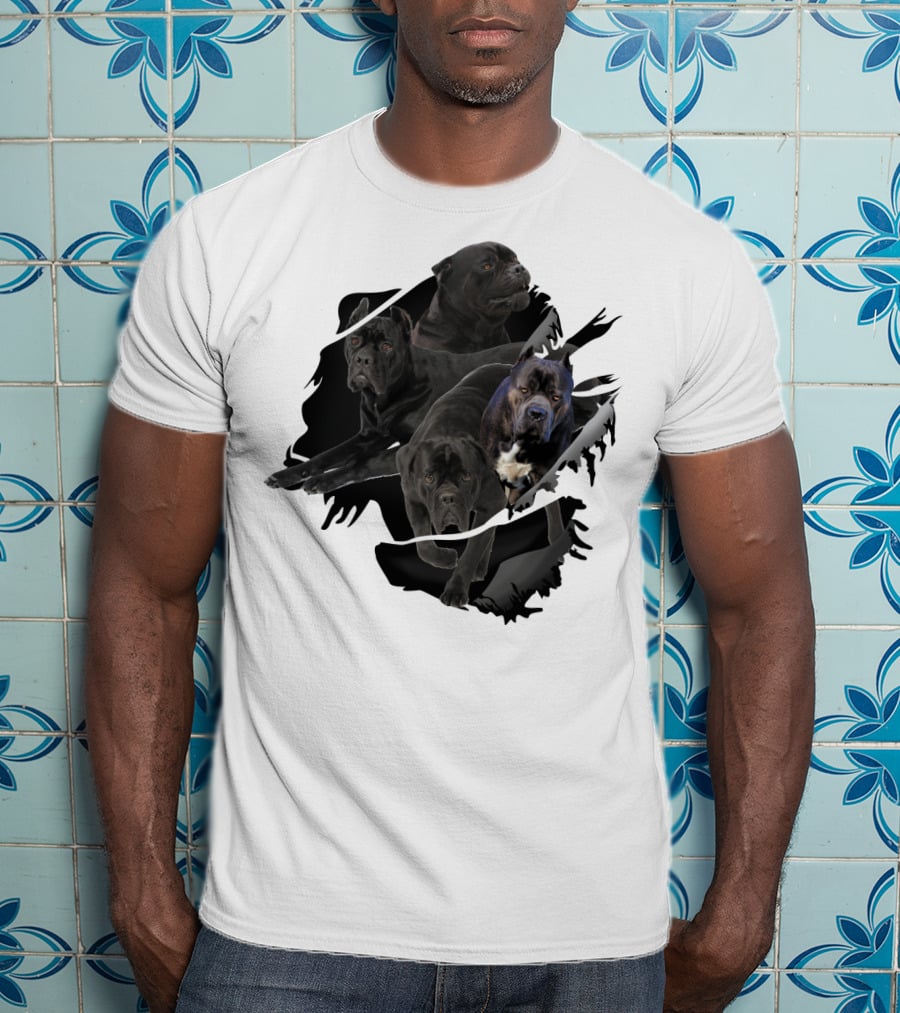 Cane Corso Black Dog Pack T-Shirt